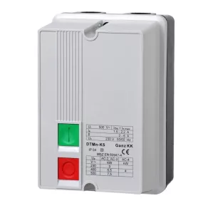   Ganz DTMn-K 5  7,3-11 A  230 V combinație de demaror cu carcasă