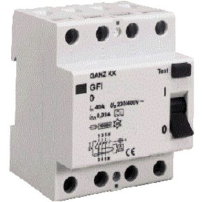Ganz GFI-025-2-030 25A 2pól 30mA fi relé