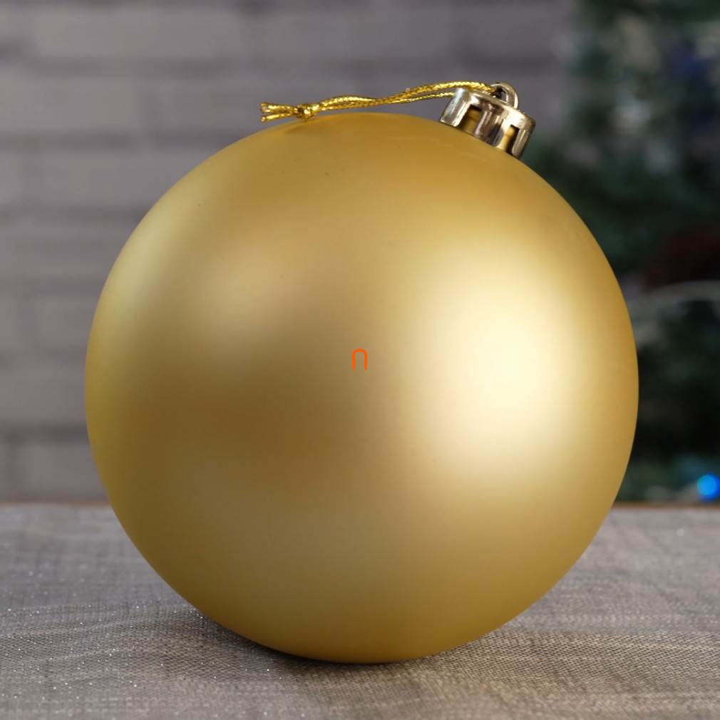 Ornament de Crăciun în culoarea auriu mat, 15 cm