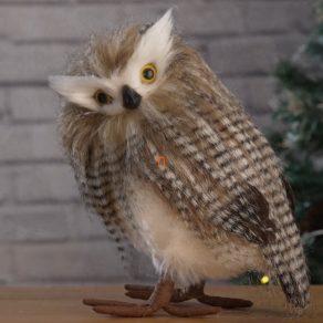 Bufniță de Crăciun, 26 cm