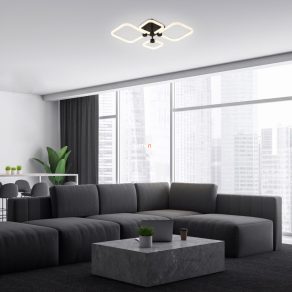   Lampă LED reglabilă pentru tavan, culoare neagră - Sotiris Rábalux 71006