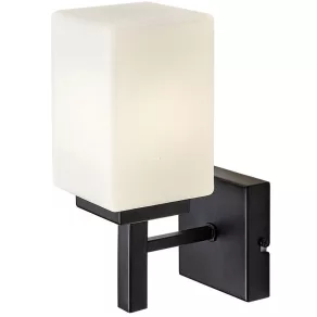 Suport de perete pătrat, negru - Zenkai Rábalux 71061