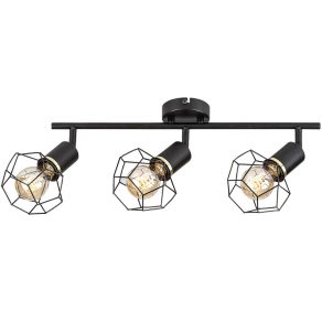 Lampă spot cu grilaj cu 3 socluri - Fran Rábalux 71067