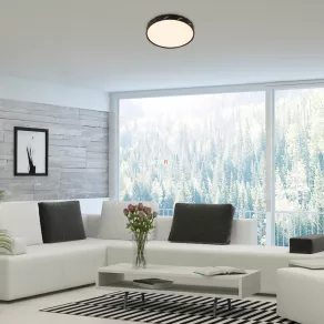   Lampă LED de tavan, culoare negru mat - Nessira Rábalux 71120