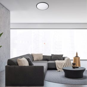   Lampă LED de tavan în alb și negru, 38 cm - Engon Rábalux 71128