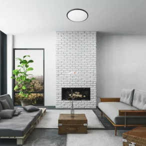   Lampă LED de tavan în alb și negru, 48 cm - Engon Rábalux 71130