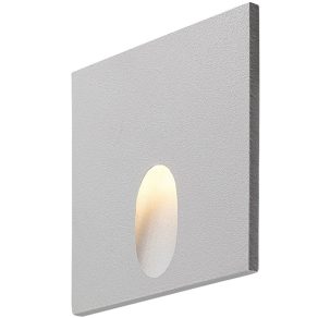   Lampă LED pentru iluminatul scărilor încastrate, 3W, IP20, negru - Boven Rábalux 071172