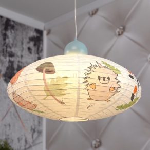   Abajur din hârtie de orez montat pe tavan, 50 cm, arici - Hedgy Rábalux 71190