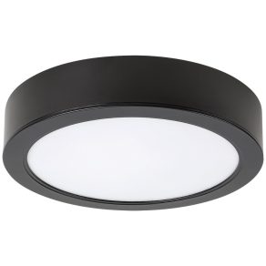   Lampă LED rotundă pentru tavan, lumină albă rece, negru - Shaun 2 Rábalux 071199
