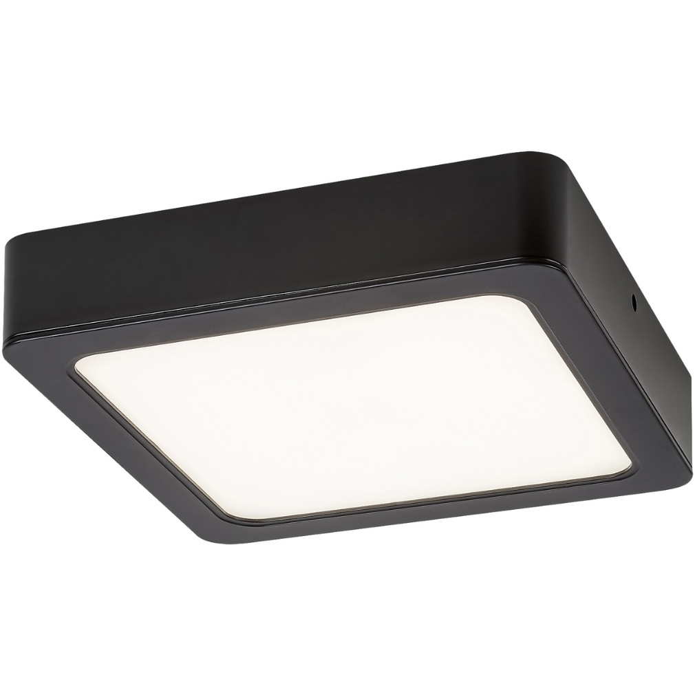 Plafonieră pătrată cu LED, 22x22 cm, lumină albă rece (Shaun 2)