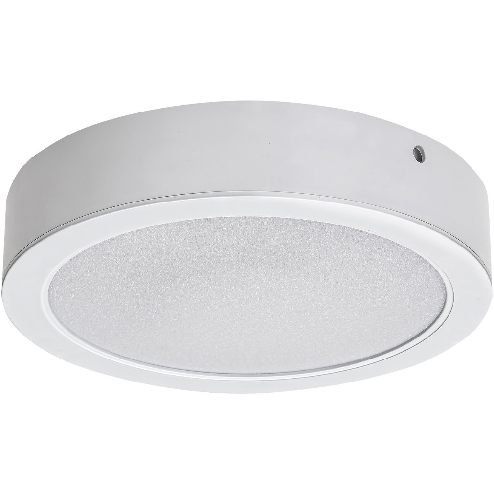 Plafonieră rotundă LED, lumină albă caldă, 15W, alb (Shaun 2)