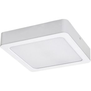   Lampă LED pătrată pentru tavan, lumină albă caldă, 7W, alb - Shaun 2 Rábalux 071207