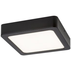  Lampă LED pătrată pentru tavan, lumină albă caldă, 15W, negru, alb - Shaun 2 Rábalux 071214