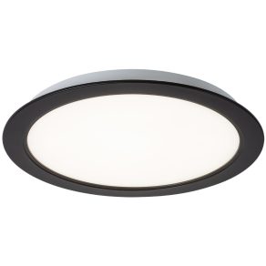   Panou LED încastrat în tavan, lumină albă rece, 18 W, negru - Shaun 2 Rábalux 071243