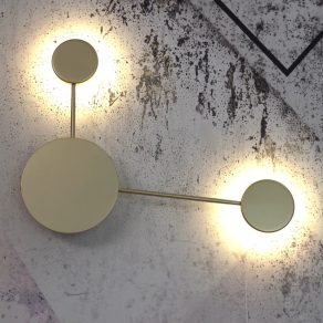   Lampă LED minimalistă pentru montare pe perete, culoare auriu - Amadeo Rábalux 71274