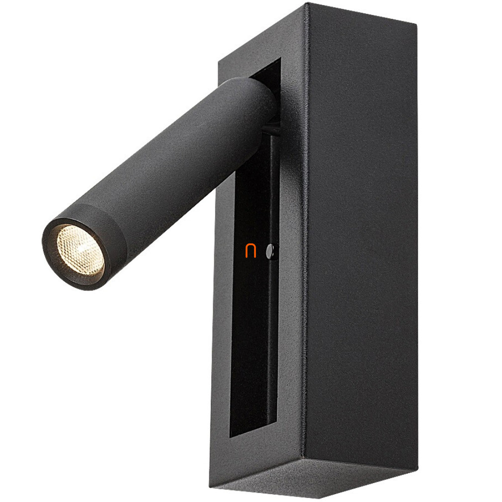 Spot LED montat pe perete, negru (Gello)