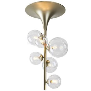   Lampă cu pâlnie pentru tavan cu 6 socluri - Aslov Rábalux 71298