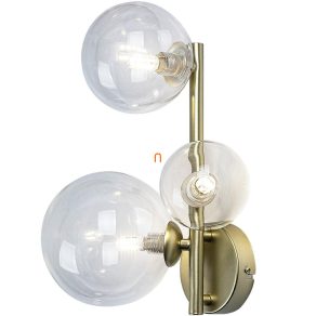   Aplică de perete în culoarea auriu, cu 3 prize - Aslov Rábalux 71299