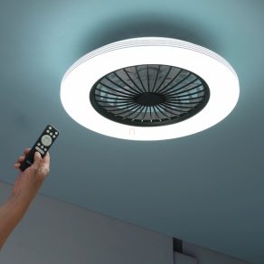   Lampă LED de tavan cu telecomandă și ventilator, 48 cm - Dalfon 2 Rábalux 71330