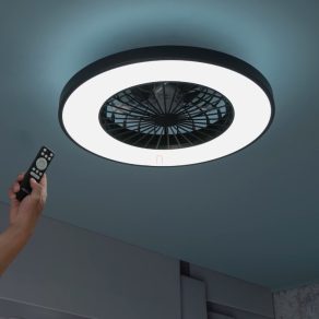   Lampă LED de tavan cu telecomandă și ventilator, 54 cm - Dalfon 2 Rábalux 71334