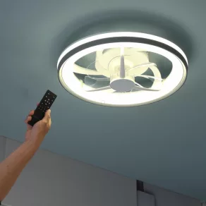   Lampă LED de tavan cu telecomandă și ventilator, 48 cm - Fanricius Rábalux 71335
