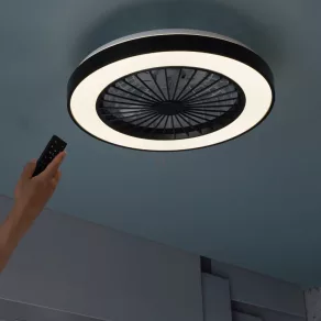   Lampă LED de tavan cu telecomandă și ventilator, 48 cm - Dalfon 2 Rábalux 71336