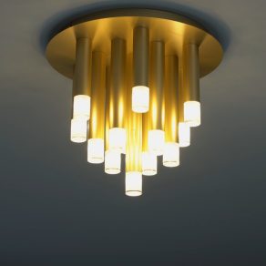   Candelabru minimalist cu 13 socluri în culoare albă - Ramira Rábalux 71355