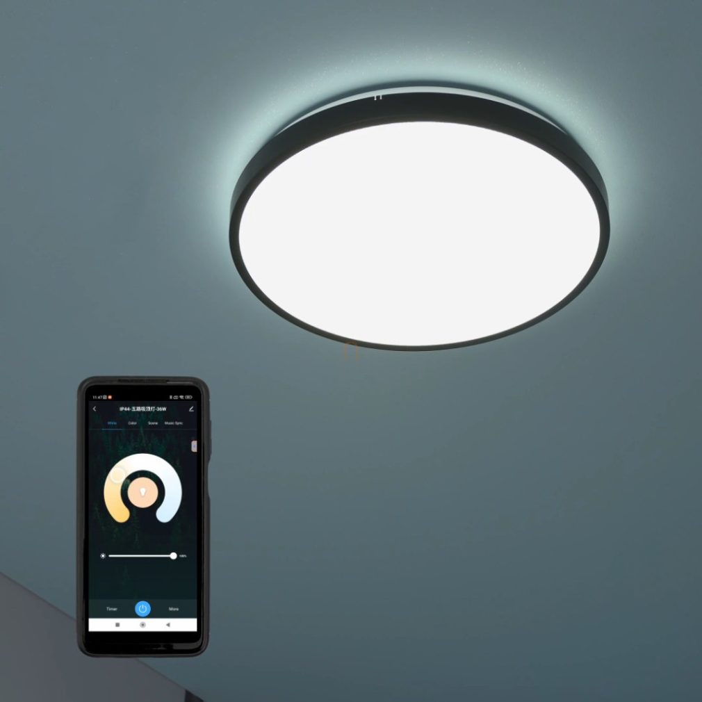 Szabályozható mennyezeti RGBW LED lámpa, 42 cm - Alenzo Rábalux 71441