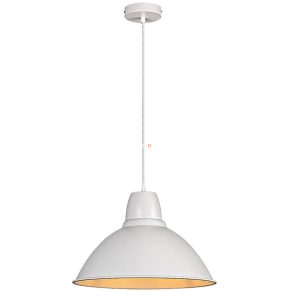 Lampă suspendată în alb - Wilbour Rábalux 72014