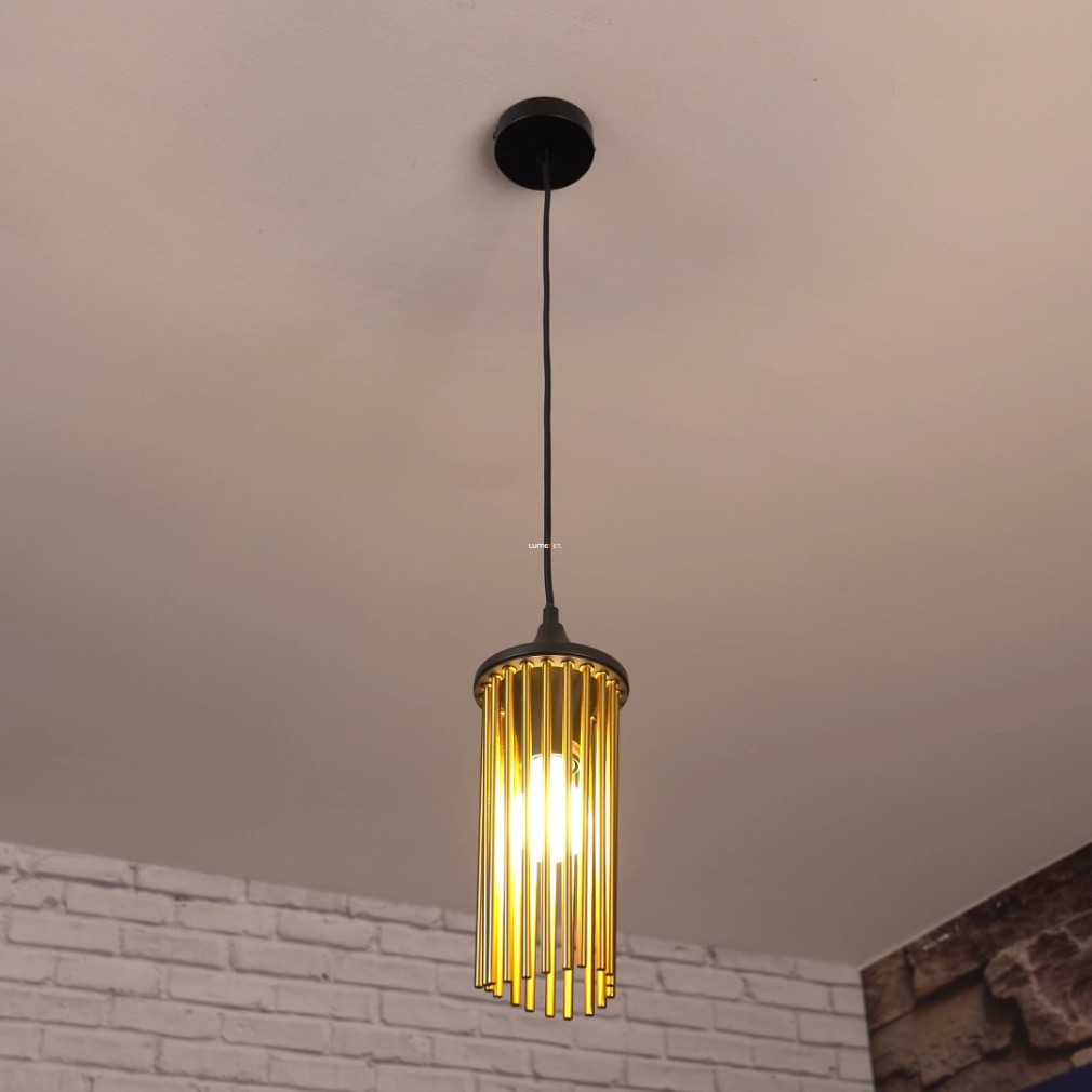 Lampa suspendată în culoarea aurie - Roxas Rábalux 72151