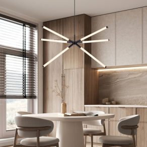 Lampă suspendată cu LED și tijă - Nivaro Rábalux 72168