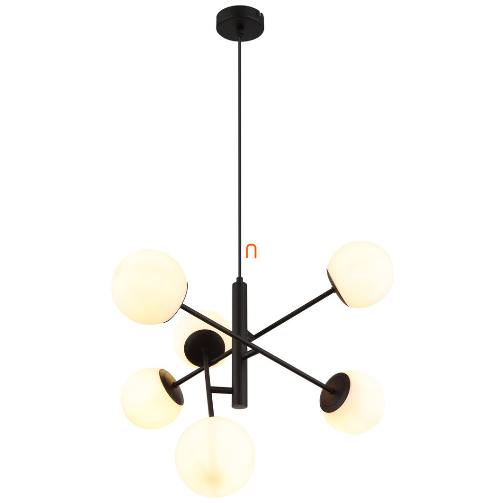 Candelabru modern auriu, 6 brațe (Meduza)