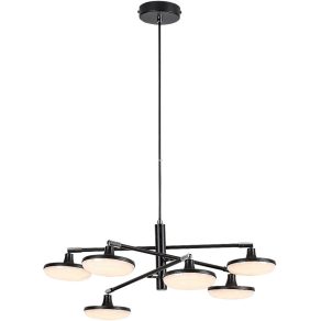 Candelabru modern cu LED, 6 brațe - Madi Rábalux 72239