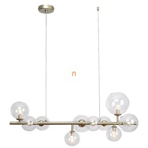   Lampă suspendată în culoarea auriu, cu 10 socluri - Aslov Rábalux 72298