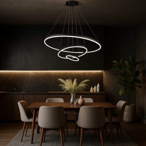   Lampă LED suspendată reglabilă, reglabilă - Isaure Rábalux 72306 3000-6500 K, 8000 lm, 100 W, cu intensitate reglabilă, funcție de lumină nocturnă