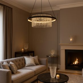   Lampă LED suspendată reglabilă din cristal în stil minimalist - Maribell Rábalux 72353 3000-3500-4000 K, 2250 lm, 40 W