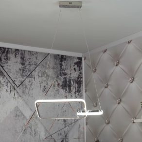 Lampă LED suspendată, cromată - Malwen Rábalux 72368