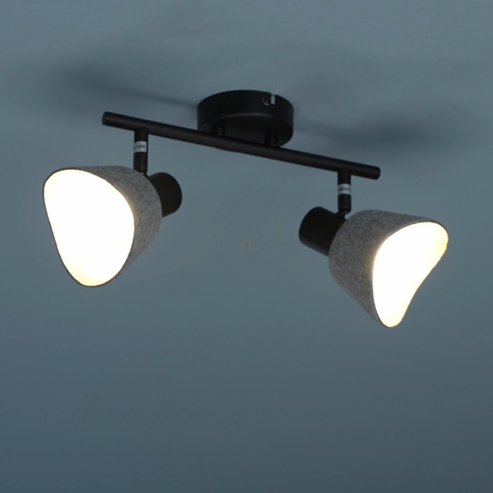 Lampa cu spot din pâslă cu 2 socluri - Farelia Rábalux 73006