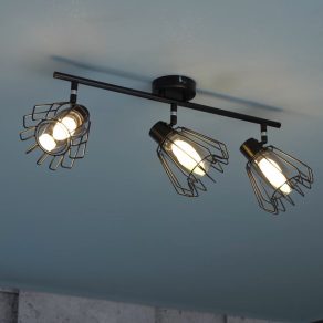   Lampă spot Karos cu 3 socluri, grilaj - Emerencia Rábalux 73069