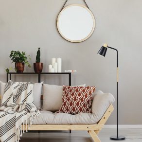   Lampă de podea, 148 cm - Azim Rábalux 74003, cu soclu 1xE27