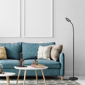   Lampă de podea cu LED-uri controlată prin atingere, 133 cm - Rader Rábalux 74004, 3000 K, 570 lm, 11 W