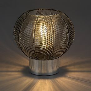   Lampă de masă din sticlă, 20 cm - Monet Rábalux 74017, cu soclu 1xE27