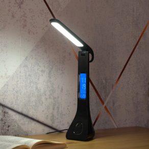  Lampă LED de birou cu afișaj pentru dată și luminozitate reglabilă - Amato Rábalux 74041, control al luminozității, comutator tactil, 4000 K, 340 lm, 7 W