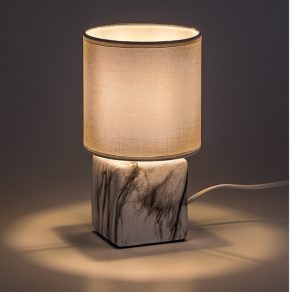   Lampă de masă cu efect de marmură, 22 cm - Nalisa Rábalux 74069 cu soclu 1xE14