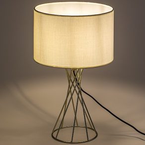   Lampa de masă cu bază metalică, 50 cm - Nivra Rábalux 74081 cu soclu 1xE27