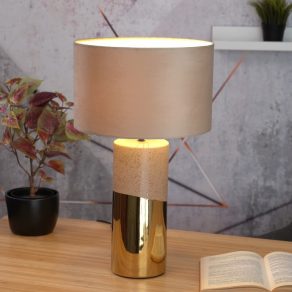 Lampă de masă din catifea, 55 cm - Yelda Rábalux 74219