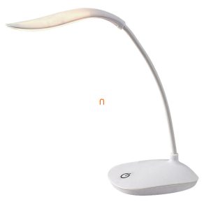   Lampă LED reglabilă pentru birou cu comutator tactil, albă, 27 cm - Bedi Rábalux 74234, micro USB, 4000 K, 165 lm, 2 W, 5 V