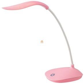   Lampă LED reglabilă pentru birou cu comutator tactil, roz 27 cm - Bedi Rábalux 74236, micro USB, 4000 K, 165 lm, 2 W, 5 V