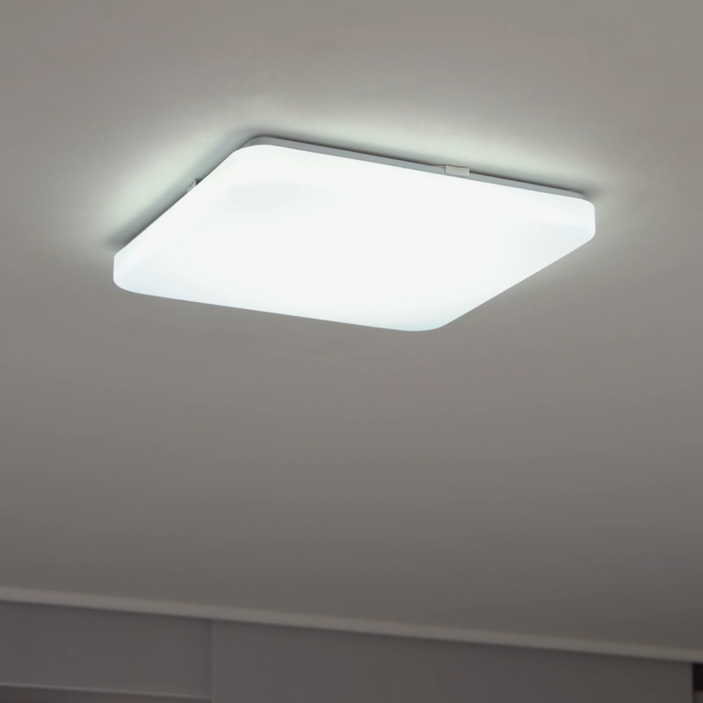 Lampa LED de tavan cu senzor de mișcare, 37x37cm - Vendel Rábalux 75015