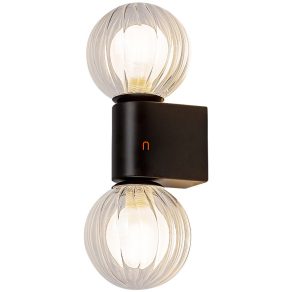 Aplică cu 2 prize, sticlă - Colzar Rábalux 75022